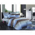 200TC Twill Fabric Cotton Bed Set Beautiful , Blue Abstract